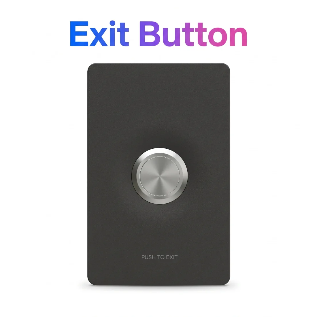Exit button equipment illustration