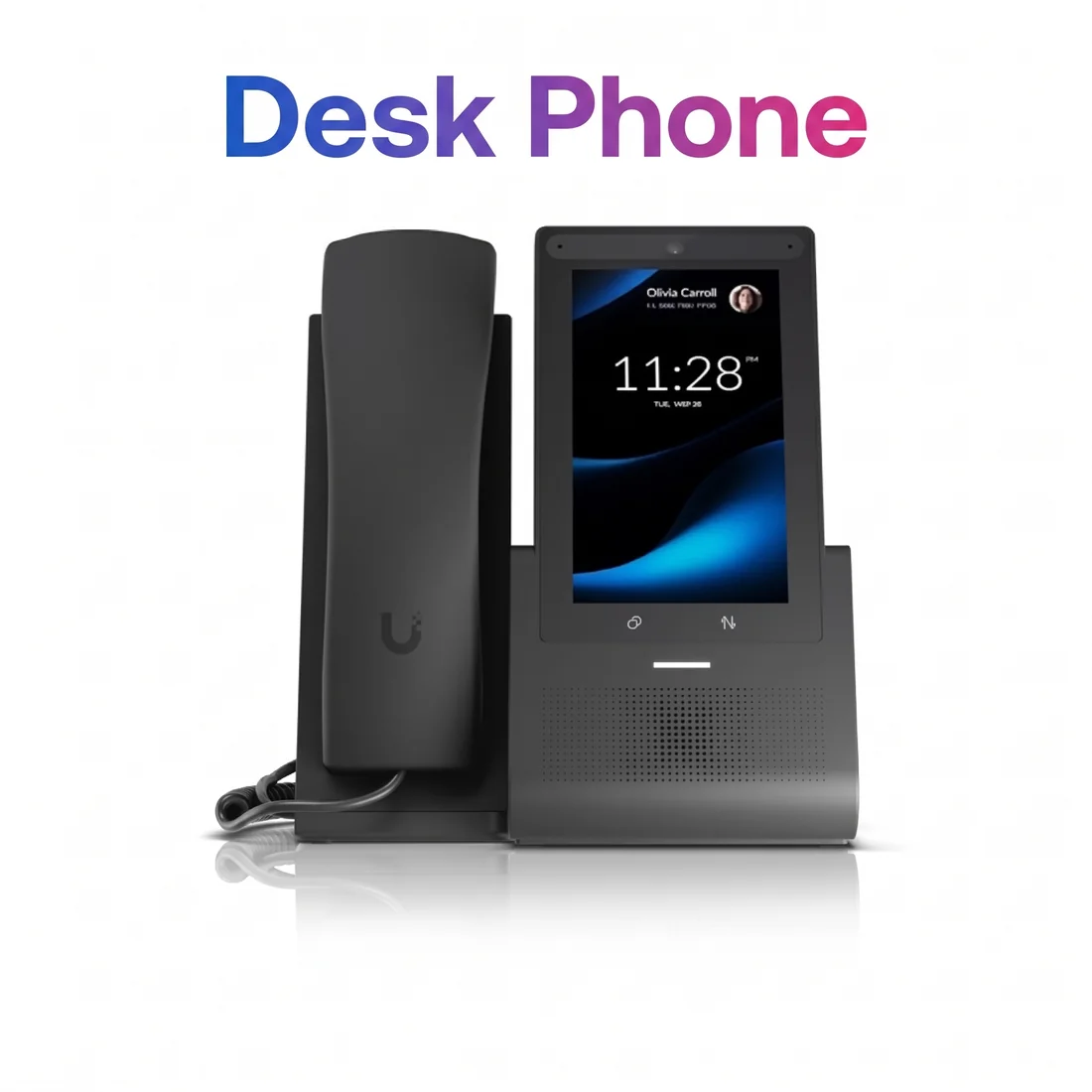 Desk phone equipment illustration